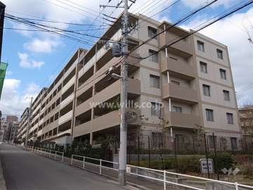 レスタージュ芦屋・ベルヴェデーレ 南棟の外観（南東側から）