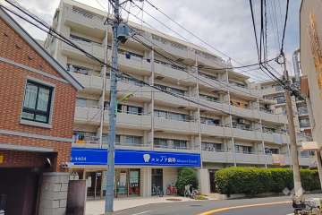 中銀第2世田谷マンシオンの外観（南東側から）