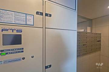 共用ポストと宅配ボックス