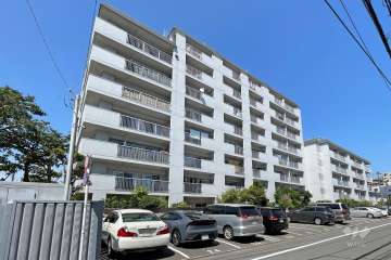 東建第２上町マンションの外観（南西側から）