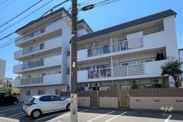 東建第２上町マンションの外観（北東側から）