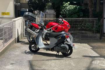 バイク置場