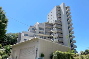 パークホームズ二子玉川ヒルトップの外観（北東側から）