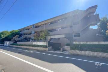 マイコート用賀の外観（北東側から）