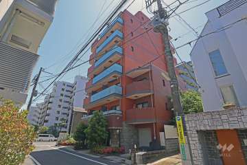 ブライズ上野毛ドゥエの外観（北西側から）