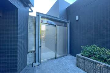 駐輪場の出入り口