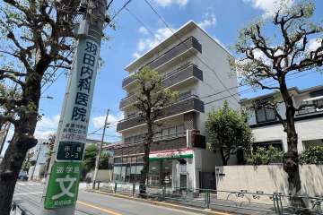 赤堤ハイム（赤堤2丁目）の外観(南東側から)