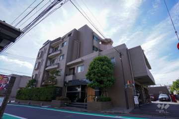 ヒルズ赤堤の外観（北東側から）