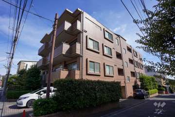 コンフィール赤堤の外観（北西側から）