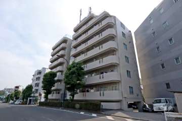 千歳スカイマンションの外観(北東側から)