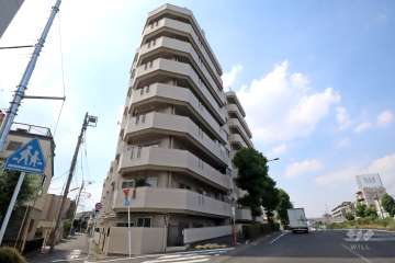 千歳スカイマンションの外観(南東側から)