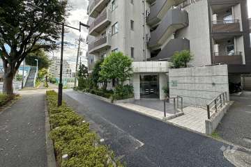 敷地東側は環八通り（県道311号）に面しています。