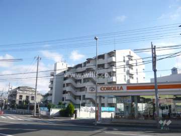 マンション遠景（北側は国道171号線に面しています）