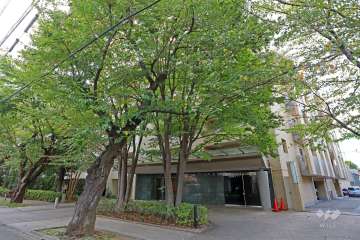 パークハウスフォレストリエの外観（北側から）