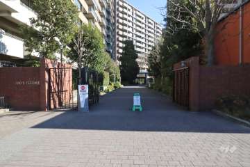 敷地西側の出入り口