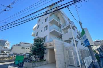 プレシス千歳船橋の外観（北西側から）