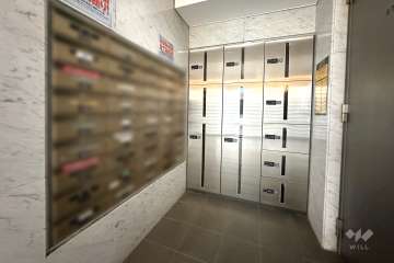 共用ポストと宅配ボックス