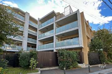 ヴィークグラン世田谷千歳船橋さくらガーデンの外観（北東側から）