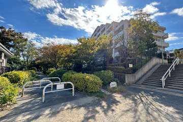 敷地東側の前面道路（北側から）