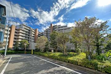 世田谷アインス美しの杜の外観（北西側から）