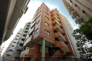 ライオンズマンション太子堂秋栄の外観（北西側から）