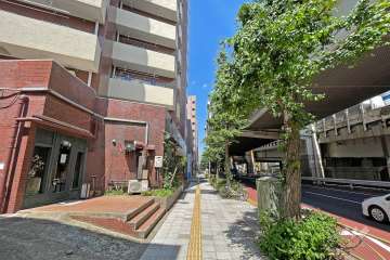 敷地南側前面道路