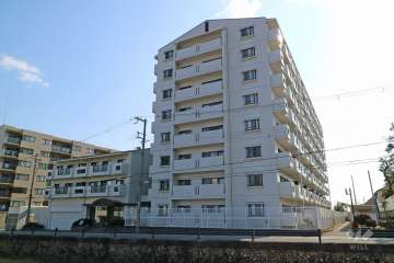 ロイヤルコート逆瀬川の外観（西側から）