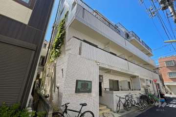 ライオンズマンション三軒茶屋第7の外観（南東側から）