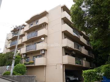 越木岩ハイデンスの外観（南西側から）