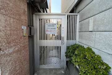 駐輪場の出入り口