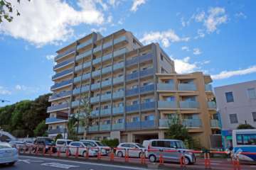 プレールドゥーク世田谷代田の遠景（北西側から）