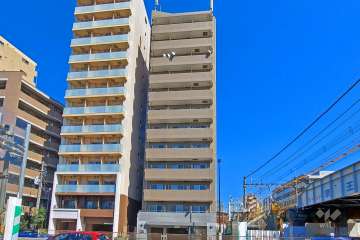 菱和パレス笹塚外観(西側から)