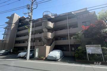 サンパレス池尻の外観（北西側から）