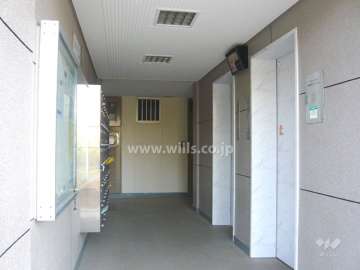 メールボックスとエレベーター