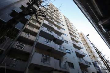 マンション池尻の外観(北側から)