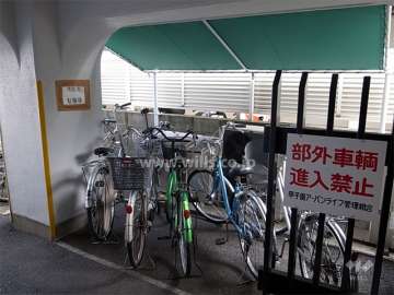 来客用の駐輪場