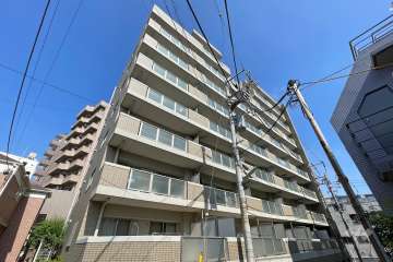 グレイスコート池尻大橋の外観（南東側から）