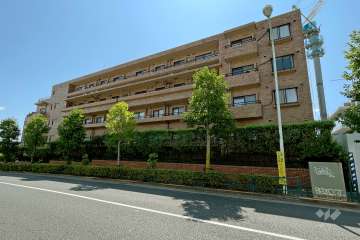 東急ドエルアルス上野毛の外観（北西側から）