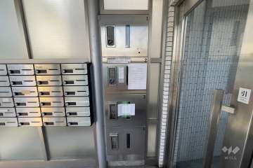 共用ポストと宅配ボックス