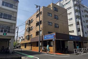 ハイツ奥沢の外観（北東側から）