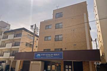 ハイツ奥沢の外観（北西側から）