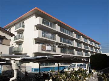 香枦園パークマンションの外観（南東側から）