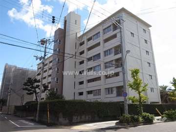 香櫨園シーサイドヴィラの外観（北西側から）