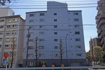 ライオンズマンション尾山台の外観（北西側から）