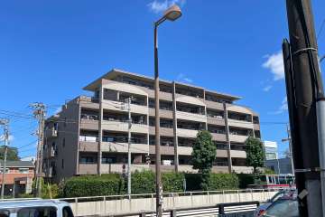 コンセール等々力の外観（南西側から）