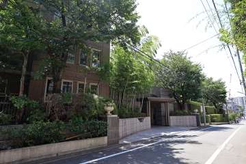 クラッシィハウス等々力の外観（北東側から）