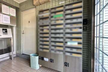 共用ポストと宅配ボックス