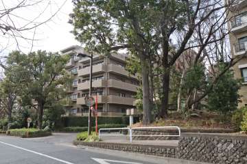 芦花公園プレスティージュの外観(北東側から)