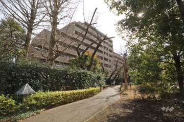 芦花公園プレスティージュの外観(北西側)から