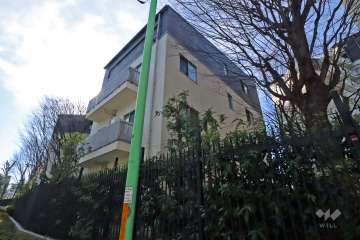 グローリオ蘆花公園ヴィラＡ棟の外観（北側から）